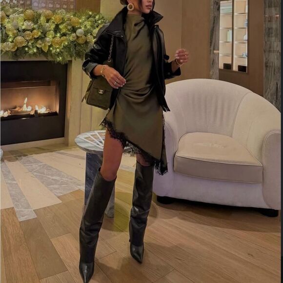 Nine West Shoes - Black fold over boots